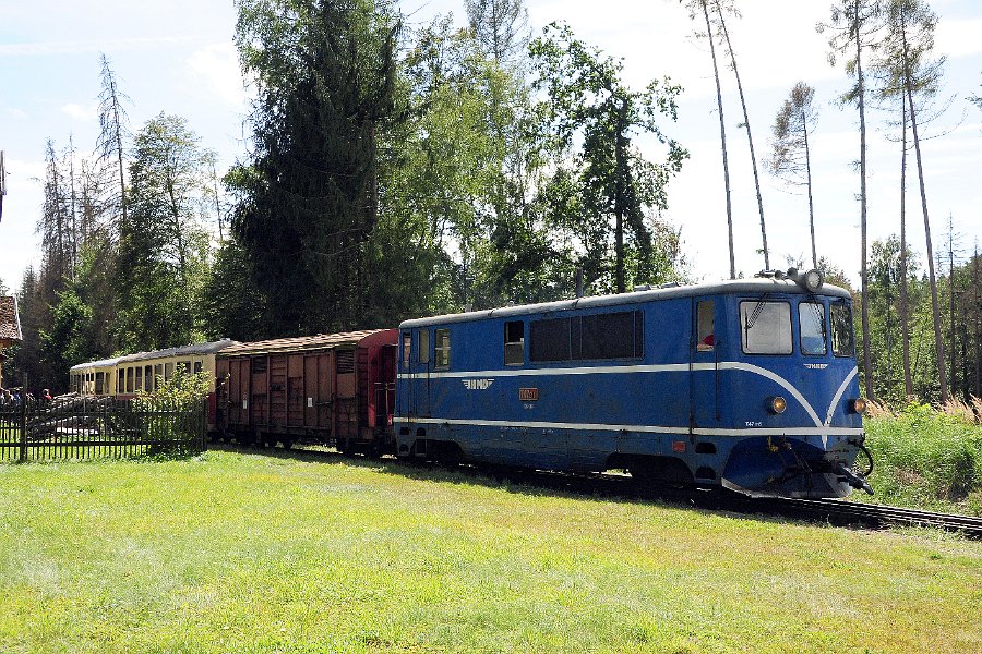 2020.08.27 JHMD T47.015 und T47.005 Jindřichův Hradec - Nová Bystřice (6)